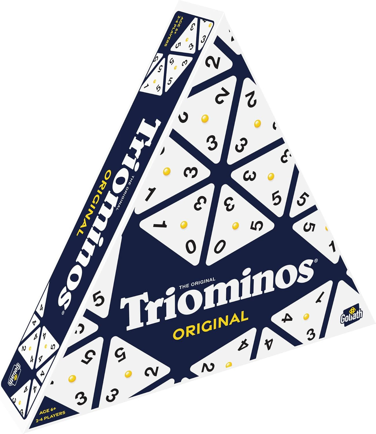 TRIOMINOS Original - Jeu De Société Famille Et Enfants Dès 6 Ans - Nouvelle Edition - Jeu De Stratégie Et De Réflexion - Dominos Triangulaires - Un Classique Depuis 50 Ans - 2 À 4 Joueurs - 30 Min