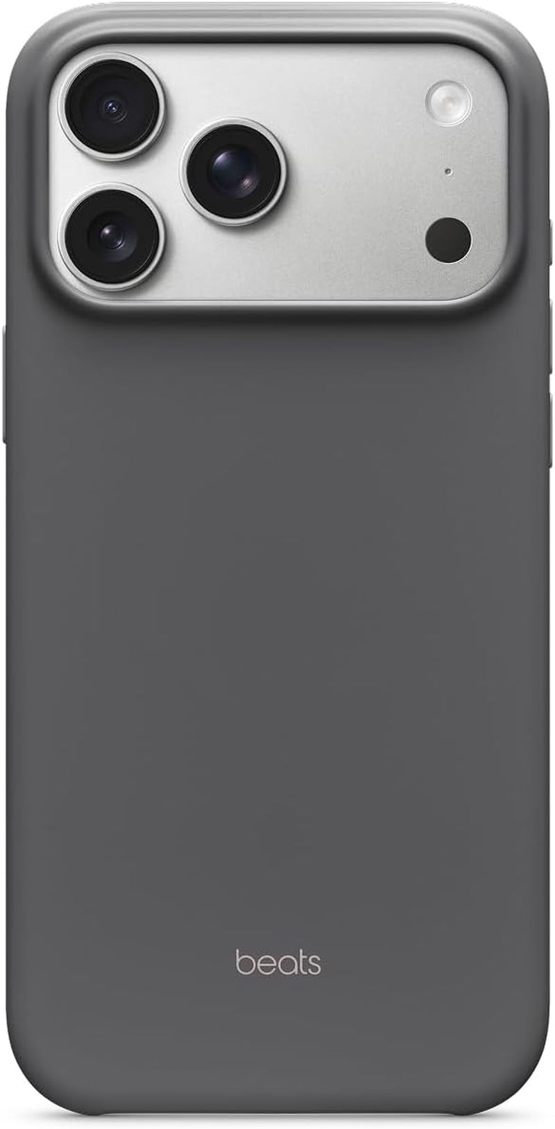 Coque Pour Iphone 17 Pro Max Équipée Magsafe Avec Commande De L'Appareil Photo, Fini Mat, Doublure En Tissu Microfibre - Gris Granite