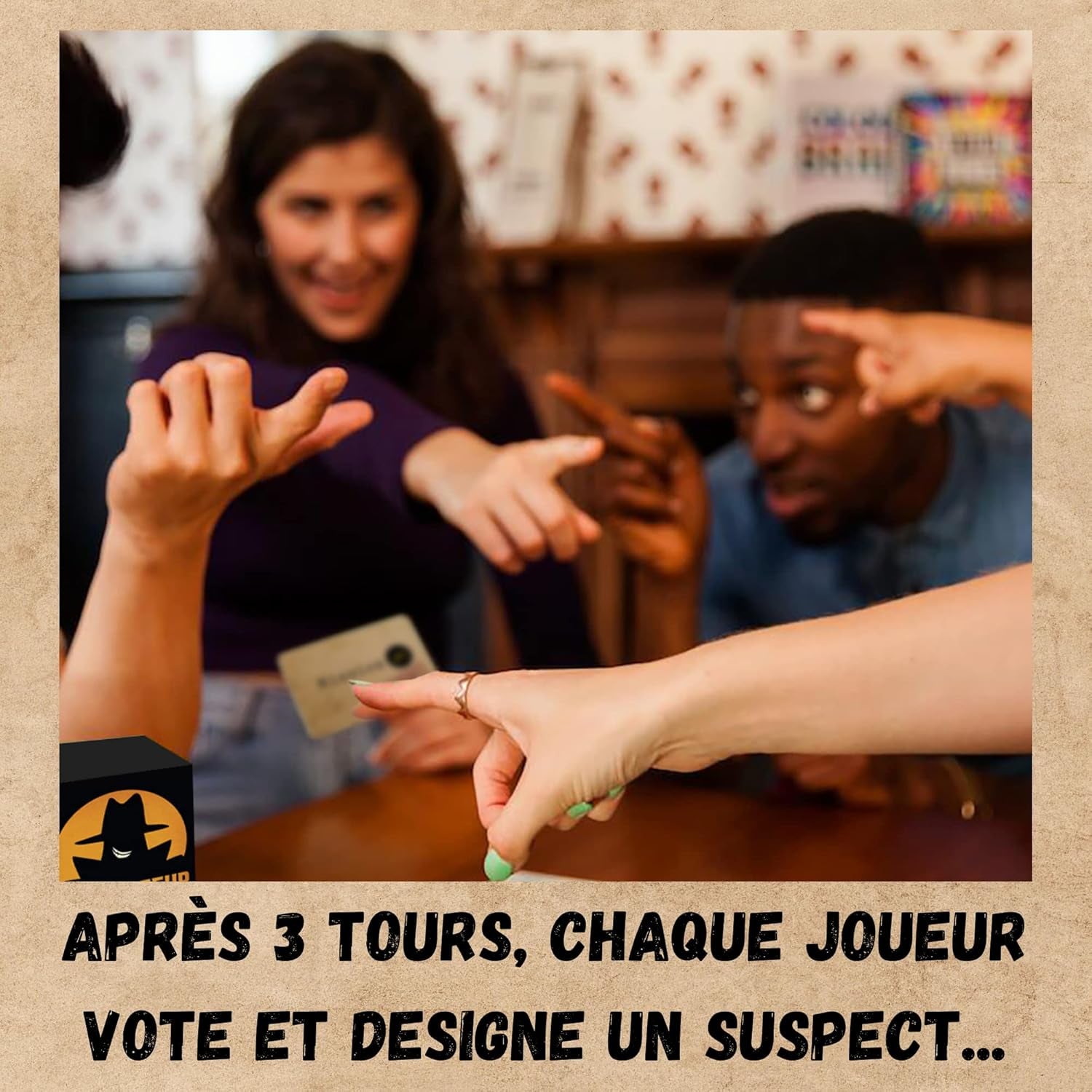 L'Imposteur - Saurez-Vous Le Démasquer ? Bluff, Créativité, Jeux De Mots Et Suspicions ! Jeu D'Ambiance - Jeu De Cartes - Jeu De Société Adulte